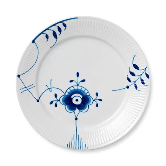 Royal Copenhagen Blue Fluted Mega Teller 6 Ø 27cm