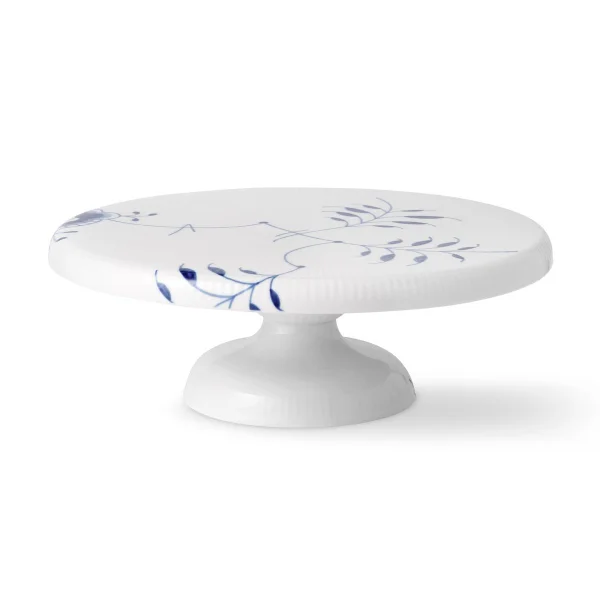 Royal Copenhagen Blue Fluted Mega Teller auf Fuß 29,5cm