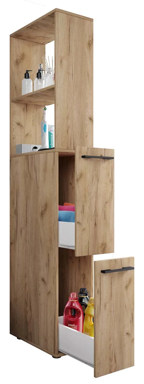 SadiloXL Badschrank Eiche dekor.