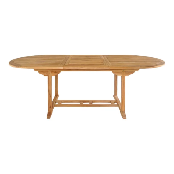 Salamanca Gartentisch mit Zusatzplatte Teak.