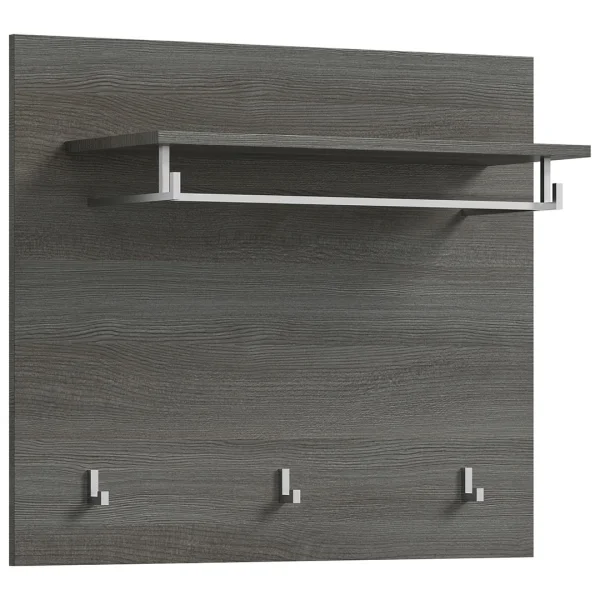 Salsa Wandgarderobe 3 Haken weiß Hochglanz.