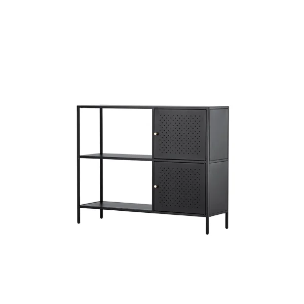 Salta Sideboard 2 Türen, 2 Regale schwarz.