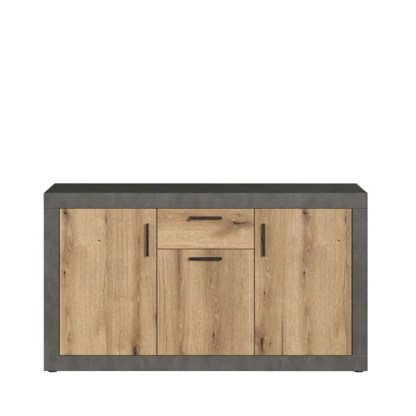 Salvada Sideboard grau, Eiche dekor.
