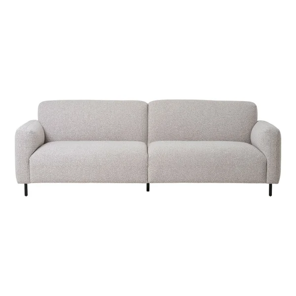 Salvador Sofa 3 Sitzer Sofa hellgrau.