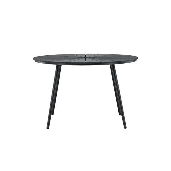 San Vito Gartentisch Ø120cm schwarz.