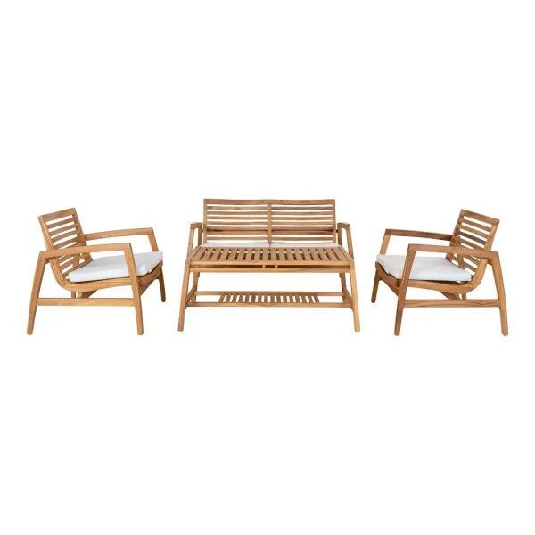 Sanna Loungeset inkl. Kissen Teak.