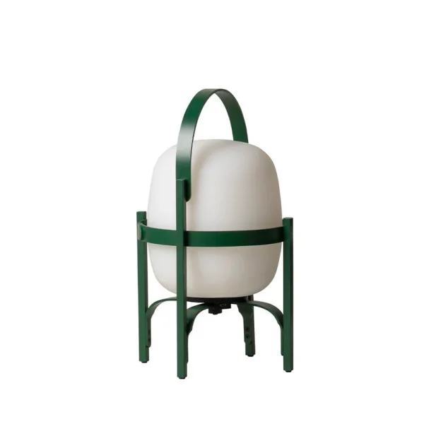 Santa & Cole - Cestita Alubat Portable Tischleuchte IP65 English Green