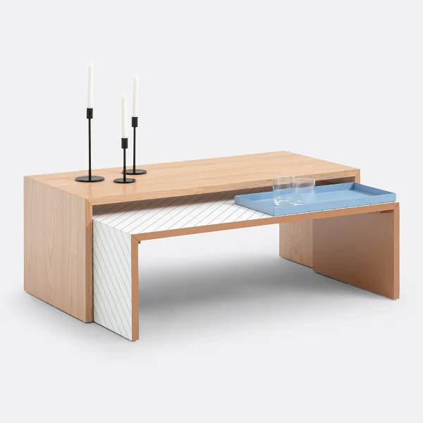 Satz-couchtisch Nesting Mit Tablett
