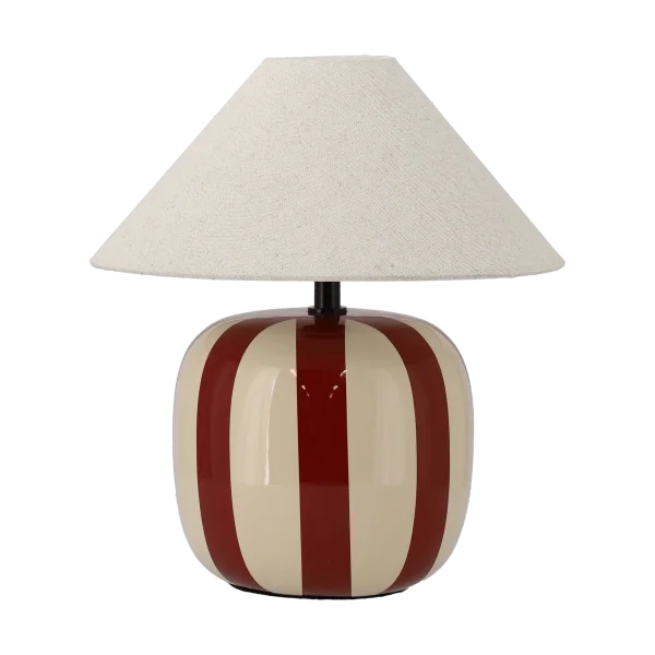 Scandi Living Alvar Tischleuchte 31 cm Rostrot