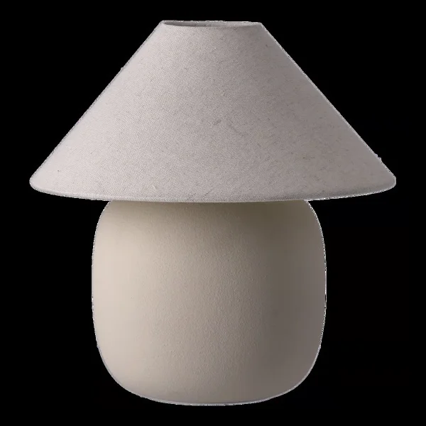 Scandi Living Boulder Tischleuchte 29 cm beige-nature
