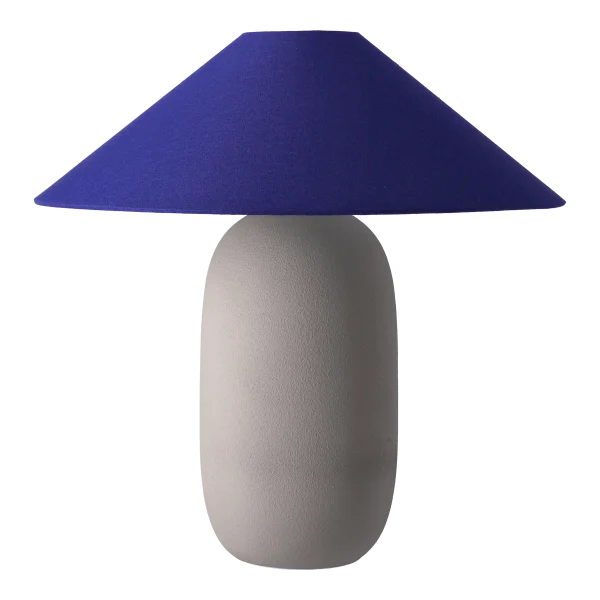 Scandi Living Boulder Tischleuchte 48 cm grey-cobolt