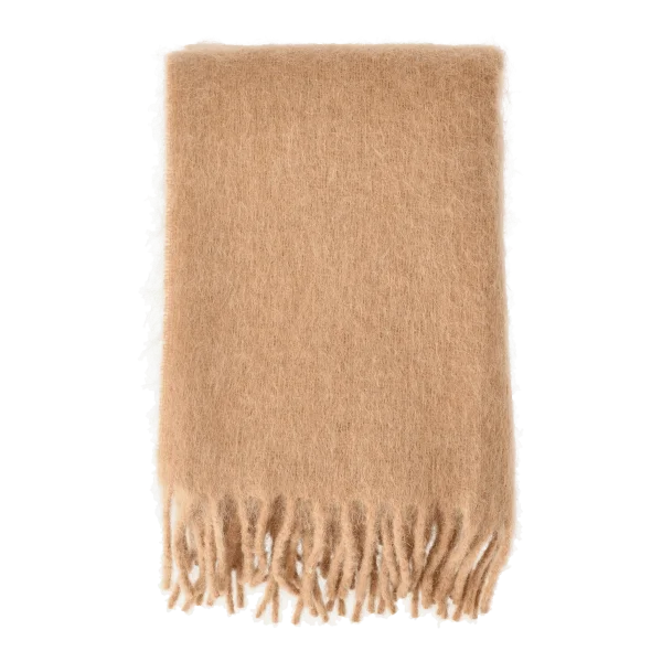 Scandi Living Dune Mohair Decke 130x170 cm Wheat