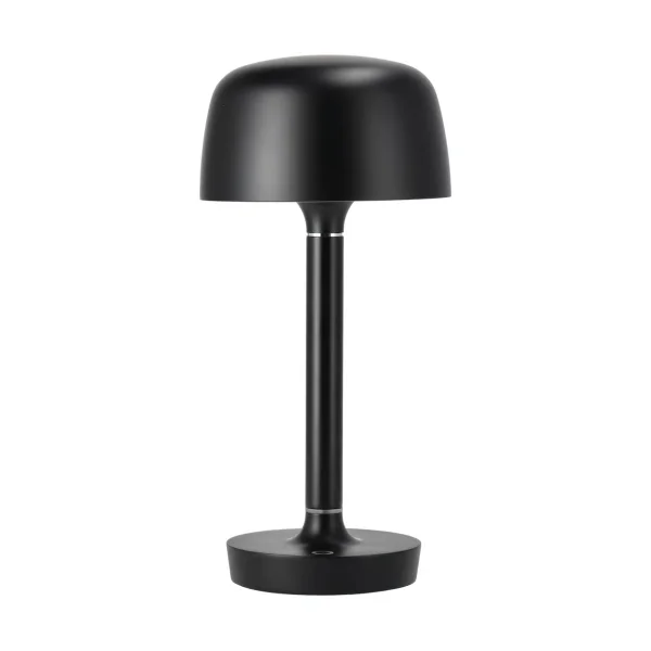 Scandi Living Halo tragbare Tischleuchte 25,5 cm Black
