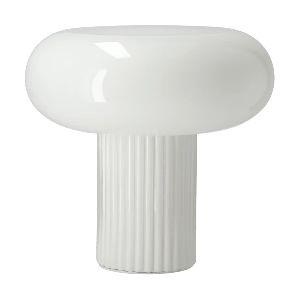 Scandi Living Haven Tischleuchte 26 cm Weiß