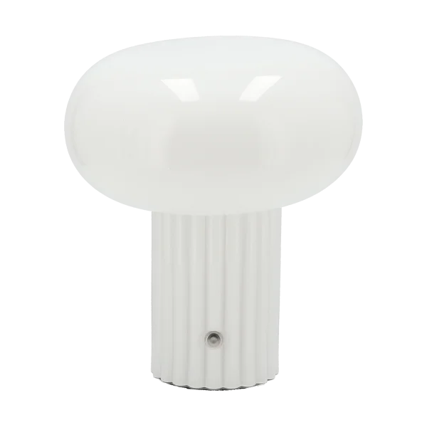 Scandi Living Haven Tischleuchte portabel 22 cm Weiß