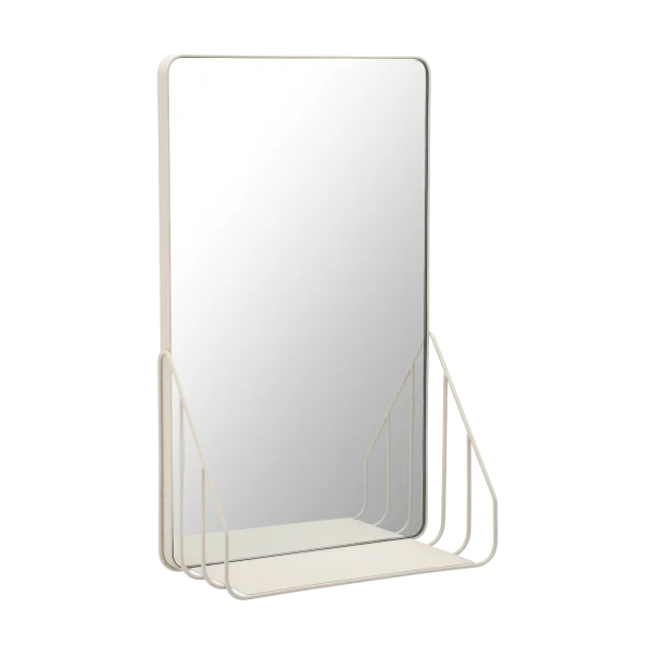 Scandi Living Nod Spiegel mit Regal 30x50 cm Beige