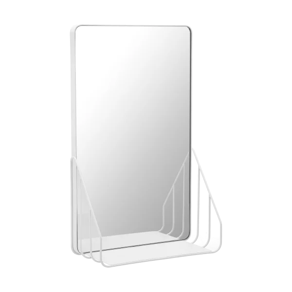 Scandi Living Nod Spiegel mit Regal 30x50 cm White