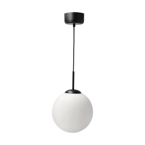 Scandi Living Solar Pendelleuchte D25 cm Frostglas weiß