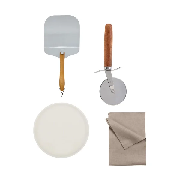 Scandi Living Zubehör-Set Pizza 4-teilig