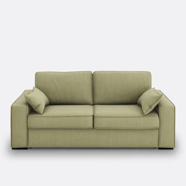 Schlafsofa Cécilia, Baumwolle/leinen, Schaumstoff