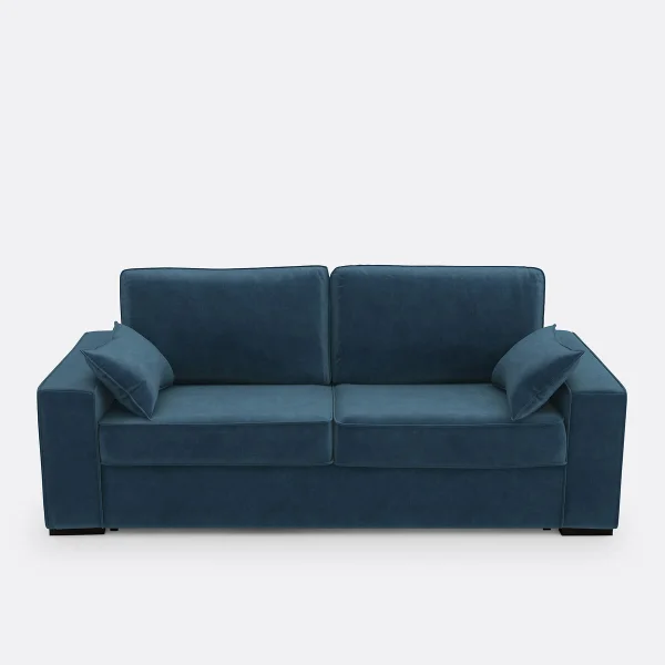 Schlafsofa Cécilia, Samt, Schaumstoff