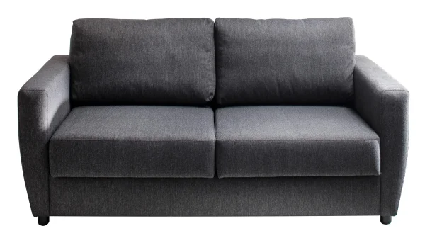Schlafsofa grau Federkern 176 x 74 cm - ausziehbar - MÜRITZ