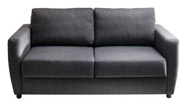 Schlafsofa grau Federkern 176 x 74 cm - MÜRITZ
