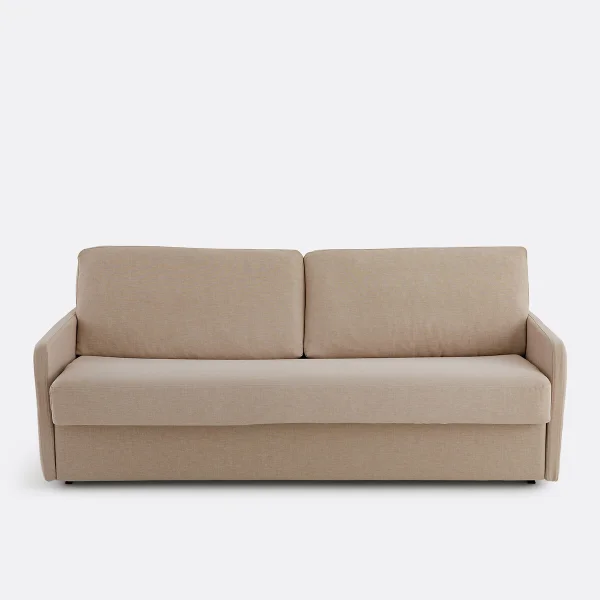 Schlafsofa Marta, Polyester Meliert, Latex