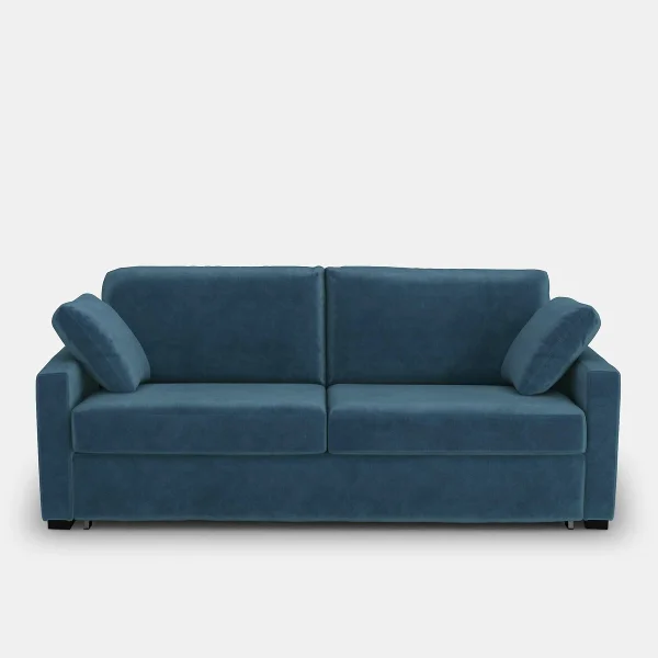 Schlafsofa Timor, Samt, Schaumstoff
