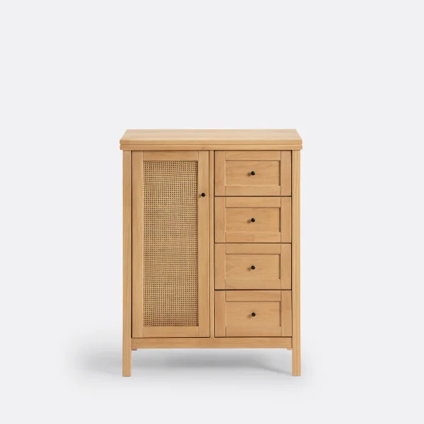 Schrank Gabin Mit 1 Tür Und 4 Schubladen