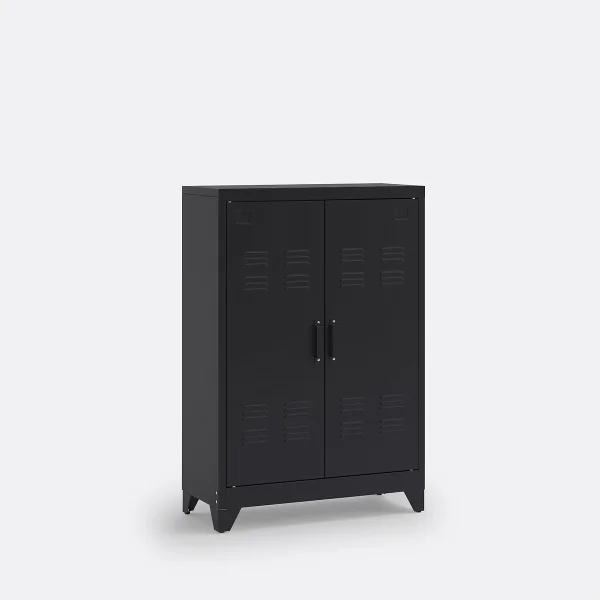 Schrank Hiba Mit 2 Türen, Stahl