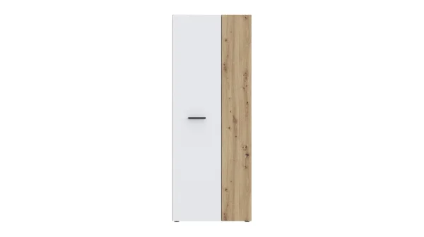 Schuhschrank Artisan Eiche - weiß 69 x 181 cm - NET