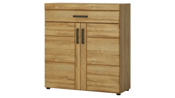 Schuhschrank Grandson Eiche 93 x 100 cm 2-türig - CORTINA