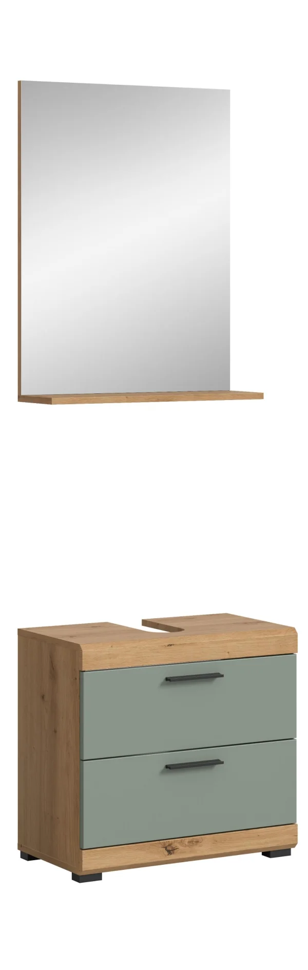 Scout Badmöbelset S22 Salbeidekor, Eiche Dekor.