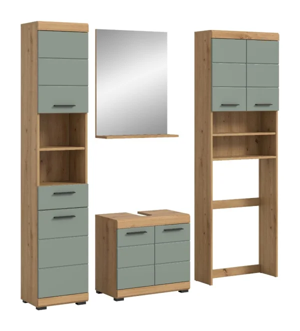 Scout Badmöbelset S29 Salbeidekor, Eiche Dekor.