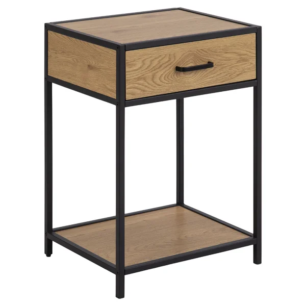 Seaford Nachttisch 1 Schublade 1 Regal Natur.