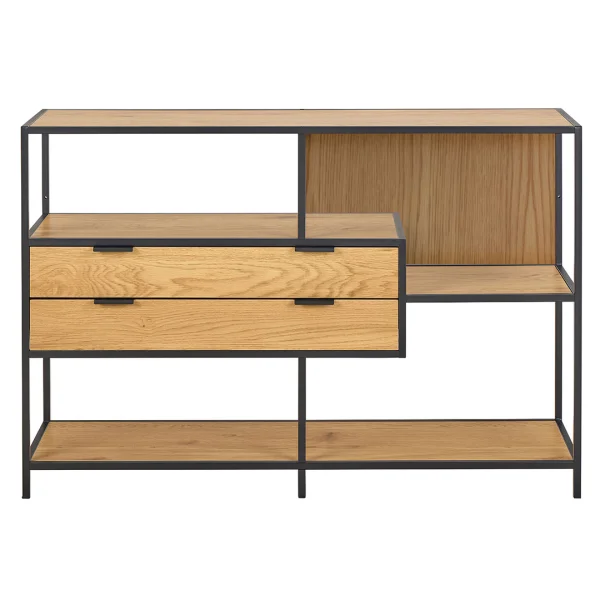 Seaford Regal 2 Schubladen 3 Regale Natur.