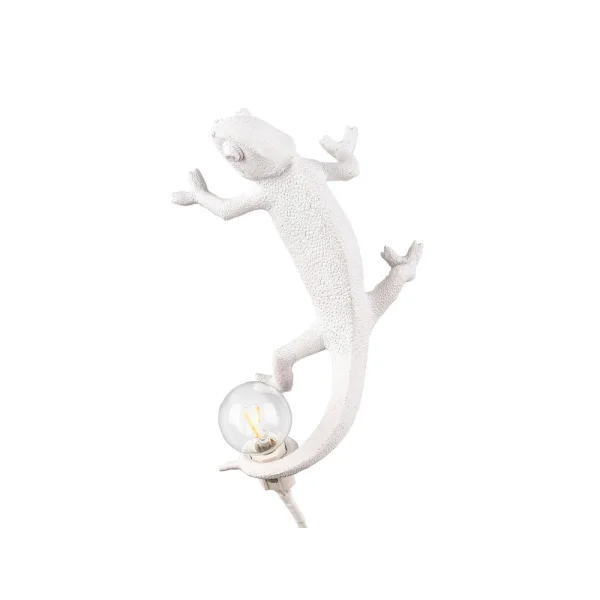 SELETTI - Chameleon Left-Going Up Wandleuchte Weiß