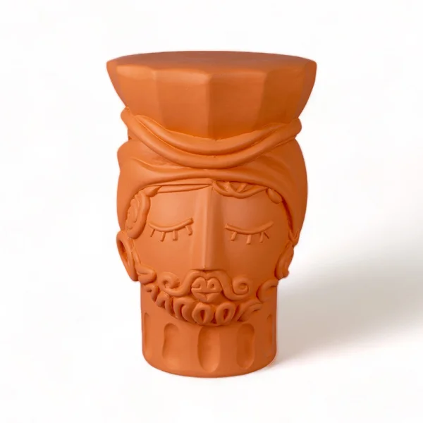 Seletti - Magna Graecia Man Stool Terracotta