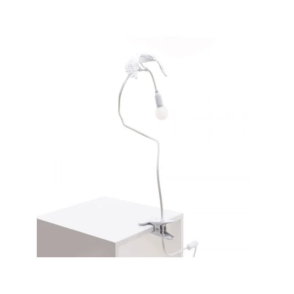SELETTI - Sparrow Taking Off Klemmleuchte White