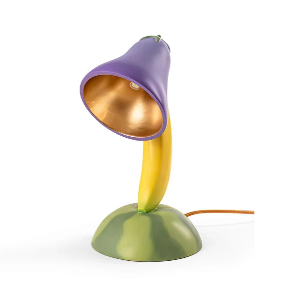 Seletti - Vitamin Aubergine (Auch Als Ocker-Grau Von Flos Beschrieben) Tischleuchte Multi-