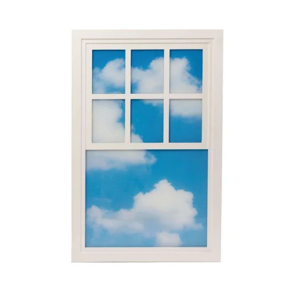 SELETTI - Window 1 Wandleuchte/Stehleuchte White/Light Blue