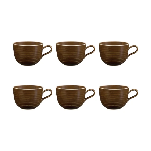 Seltmann Weiden Terra Tasse 38 cl 6er Pack Earth Brown