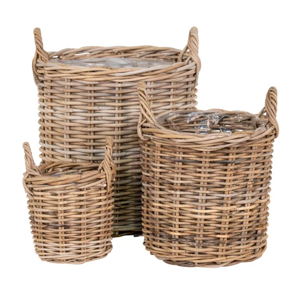 Sema Korbset mit 3-tlg. natur.