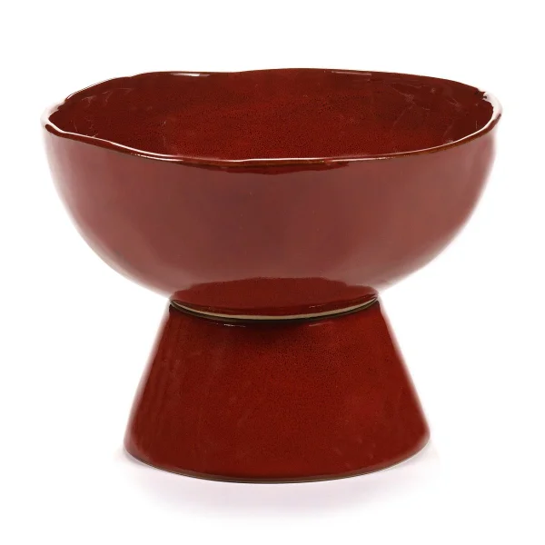 Serax La Mère Schale auf Fuß large Ø20,5 cm Venetian red