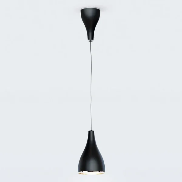 Serien Lighting - One Eighty S Hängelampe, Ø 11,5cm, schwarz