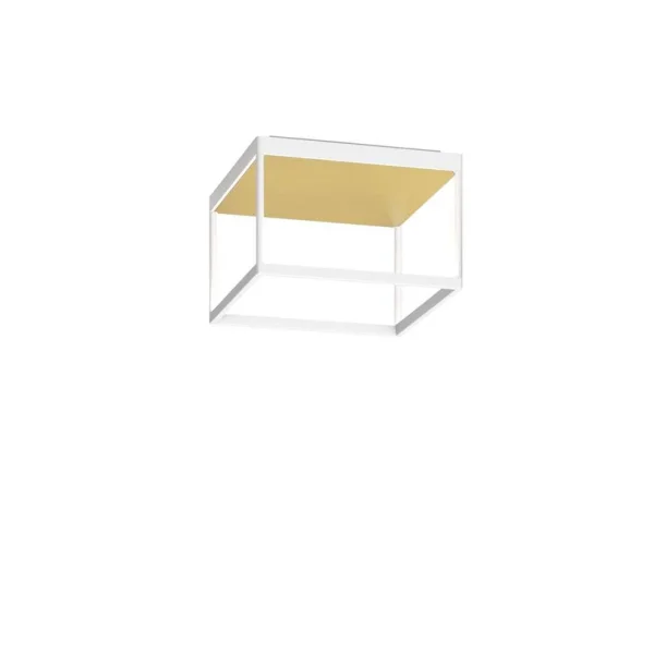 Serien Lighting - Reflex 2 LED-Deckenlampe, gold/weiß, 20 cm
