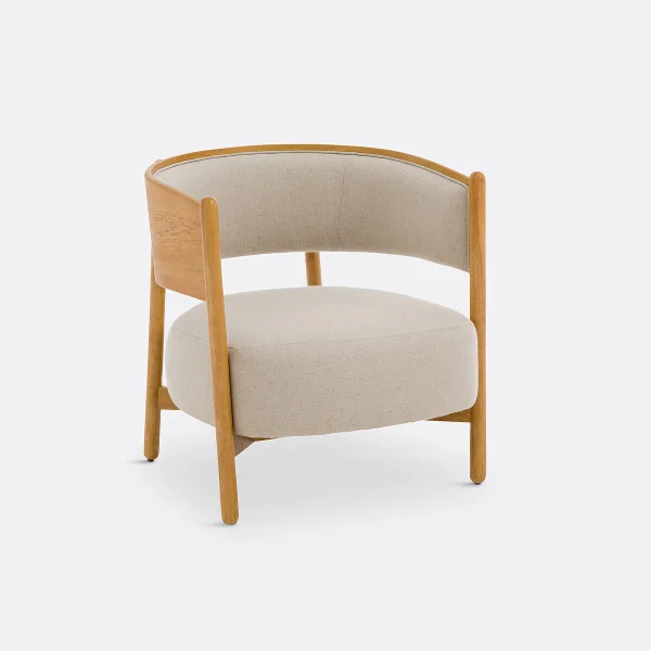 Sessel Natesse, Hevea Und Baumwolle/leinen