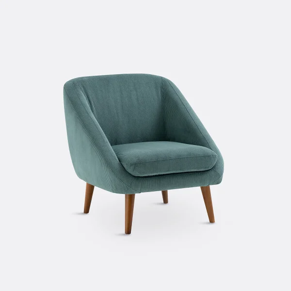 Sessel Séméon, Cordsamt