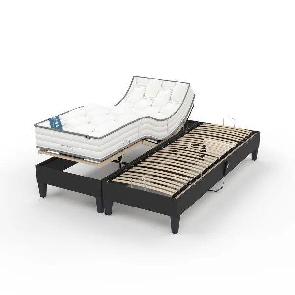Set Aus Relax-lattenrost + Federkernmatratze